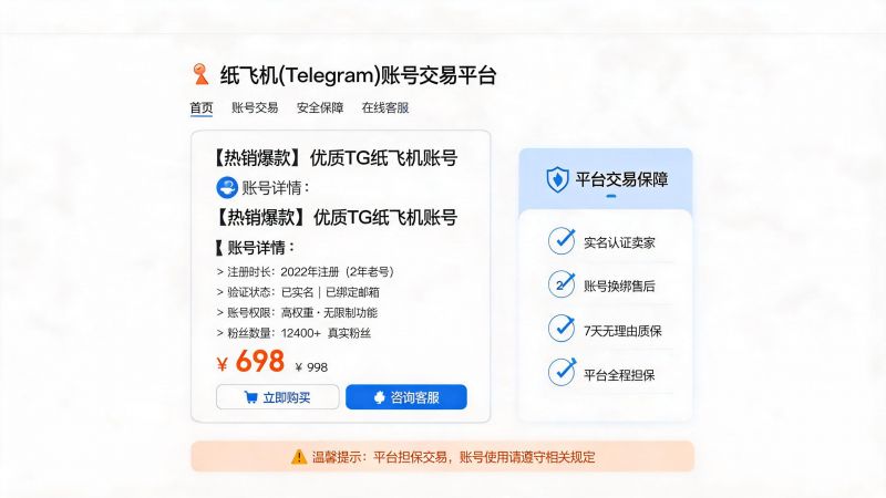 TG账号购买支撑USDT：实操流程取避坑指南
