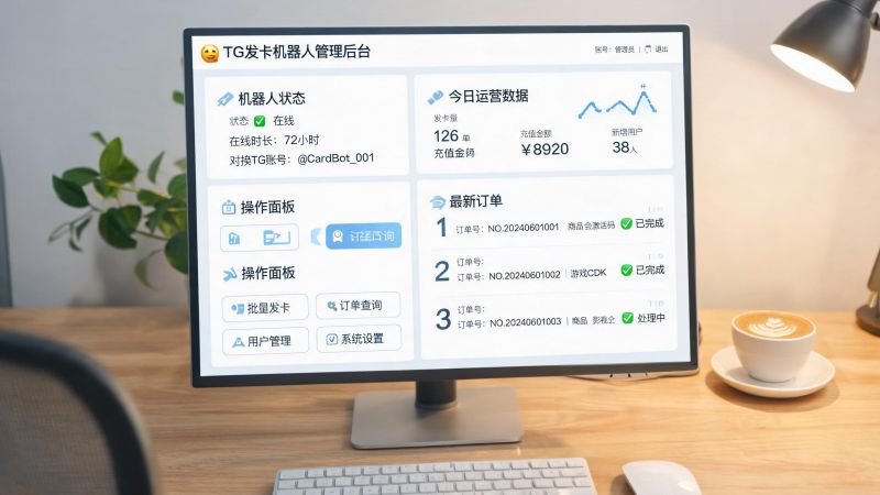 TG账号24小时正在线发卡 零值守运营实操全指南